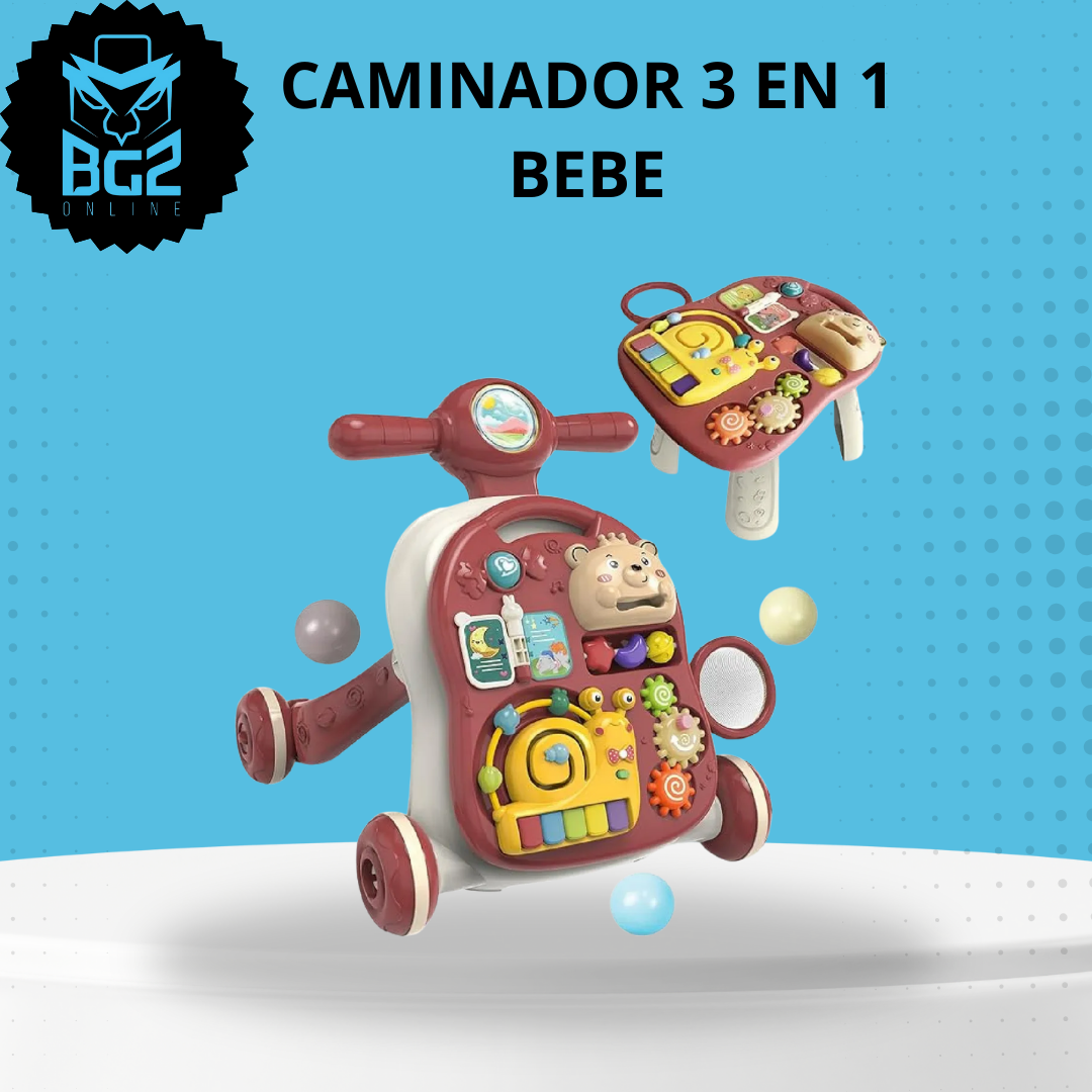 CAMINADOR 3 EN 1 BEBE
